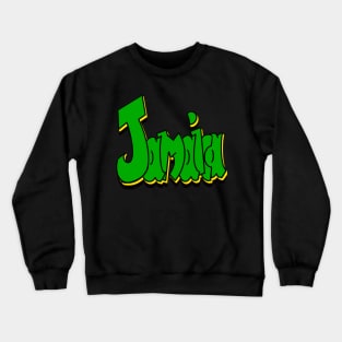 Jamaicans Kingston Reggae Rasta Ska Rocksteady dub band Vintage Retro rustic with Jamaican flag colours colors Jamaica Crewneck Sweatshirt